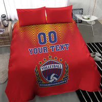 Custom Romania Volleyball Bedding Set Sporty Style