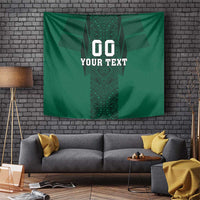 Custom Mexico Football Tapestry El Tricolor Go Champions Aztec Pattern