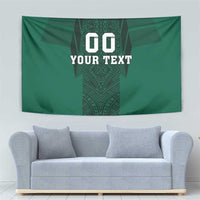 Custom Mexico Football Tapestry El Tricolor Go Champions Aztec Pattern