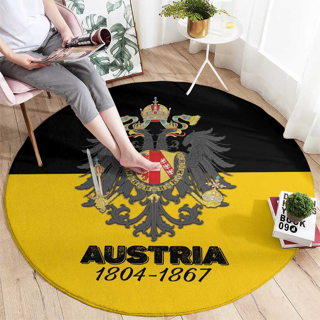 Austrian Empire 1804–1867 Round Carpet Flag Style