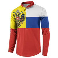 Russian Empire 1721–1917 Button Sweatshirt Flag Style