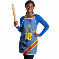 Custom DR Congo Football Apron Leopard Pride Heritage Edition