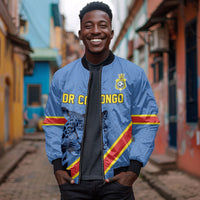 Custom DR Congo Football Bomber Jacket Leopard Pride Heritage Edition