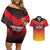 Custom Germany Football Couples Matching Off Shoulder Short Dress and Hawaiian Shirt Special Flag Style - Wonder Print Shop