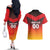 Custom Germany Football Couples Matching Off The Shoulder Long Sleeve Dress and Hawaiian Shirt Special Flag Style - Wonder Print Shop