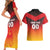 Custom Germany Football Couples Matching Short Sleeve Bodycon Dress and Hawaiian Shirt Special Flag Style - Wonder Print Shop