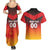 Custom Germany Football Couples Matching Summer Maxi Dress and Hawaiian Shirt Special Flag Style - Wonder Print Shop