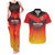 Custom Germany Football Couples Matching Tank Maxi Dress and Hawaiian Shirt Special Flag Style - Wonder Print Shop