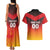 Custom Germany Football Couples Matching Tank Maxi Dress and Hawaiian Shirt Special Flag Style - Wonder Print Shop