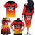 Custom Germany Football Family Matching Off The Shoulder Long Sleeve Dress and Hawaiian Shirt Special Flag Style - Wonder Print Shop