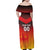 Custom Germany Football Family Matching Off Shoulder Maxi Dress and Hawaiian Shirt Special Flag Style - Wonder Print Shop