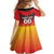 Custom Germany Football Family Matching Off Shoulder Short Dress and Hawaiian Shirt Special Flag Style - Wonder Print Shop