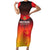 Custom Germany Football Family Matching Short Sleeve Bodycon Dress and Hawaiian Shirt Special Flag Style - Wonder Print Shop