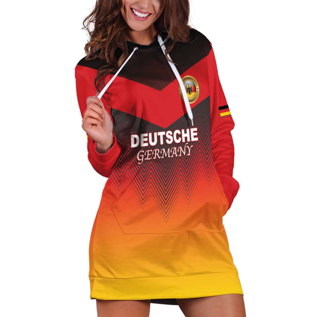 Custom Germany Football Hoodie Dress Special Flag Style - Wonder Print Shop