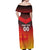 Custom Germany Football Off Shoulder Maxi Dress Special Flag Style - Wonder Print Shop