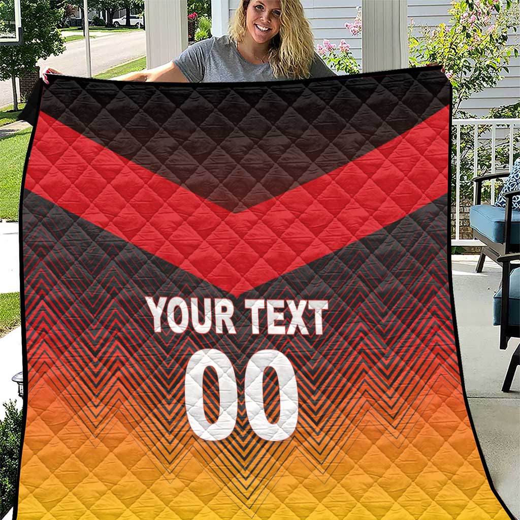 Custom Germany Football Quilt Special Flag Style