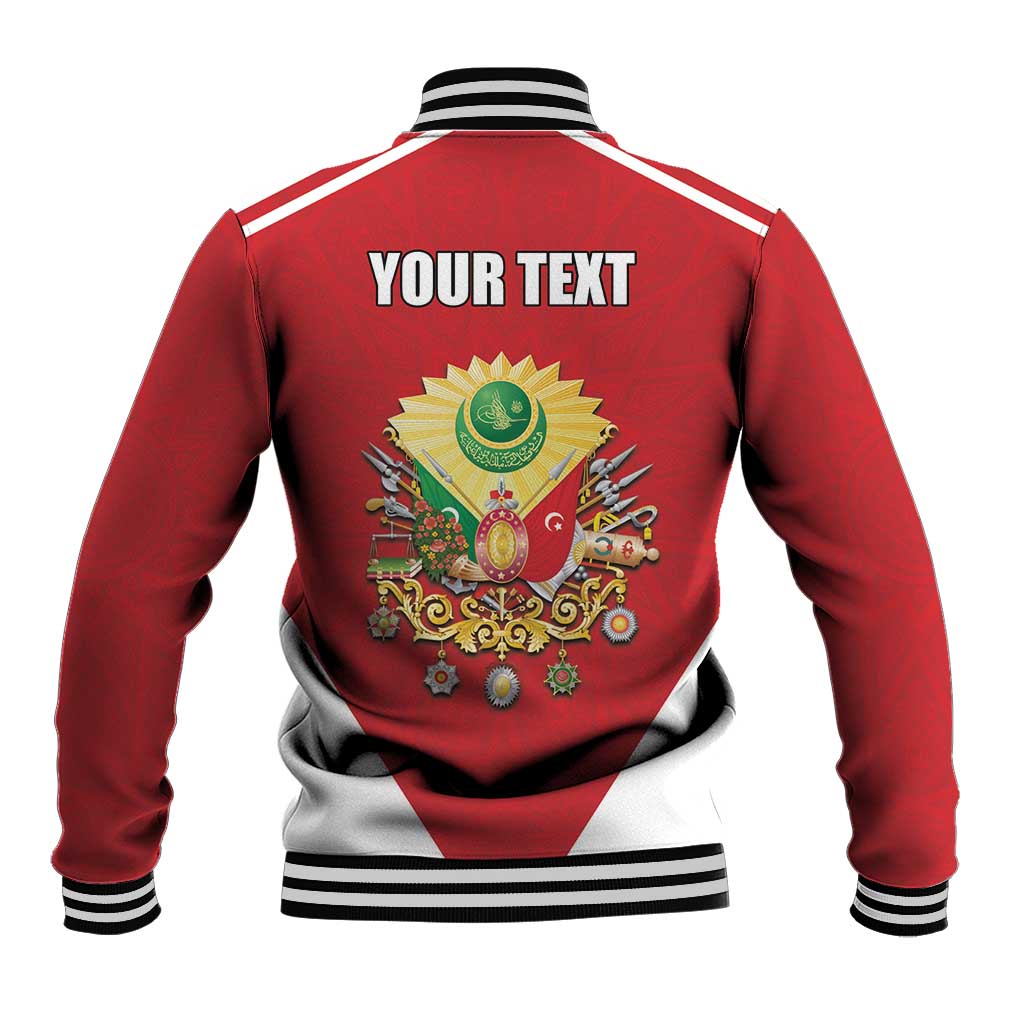 Personalized Ottoman Empire 1299-1922 Baseball Jacket Flag Color Inspiration - Wonder Print Shop