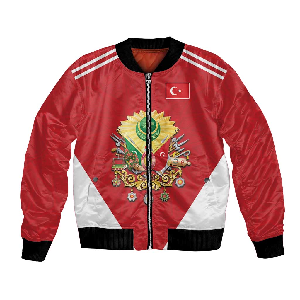 Personalized Ottoman Empire 1299-1922 Bomber Jacket Flag Color Inspiration - Wonder Print Shop