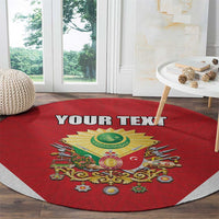 Personalized Ottoman Empire 1299-1922 Round Carpet Flag Color Inspiration - Wonder Print Shop