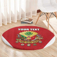 Personalized Ottoman Empire 1299-1922 Round Carpet Flag Color Inspiration - Wonder Print Shop