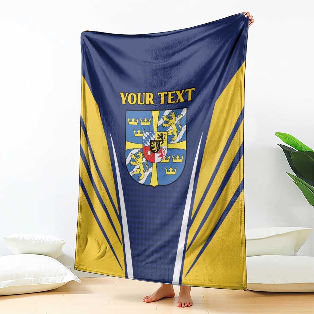 Personalized Swedish Empire 1611-1721 Blanket Flag Color Inspiration - Wonder Print Shop