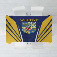 Personalized Swedish Empire 1611-1721 Tablecloth Flag Color Inspiration - Wonder Print Shop