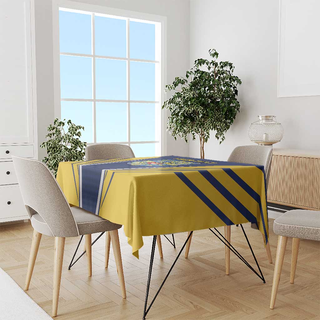Personalized Swedish Empire 1611-1721 Tablecloth Flag Color Inspiration - Wonder Print Shop