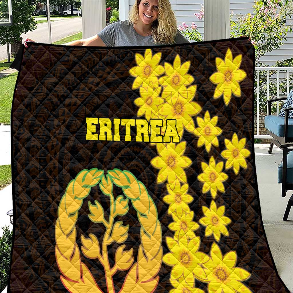 Enkutatash Eritrea New Year Quilt With Coat Of Arms