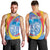 Aruba Lion Roaring Men Tank Top With Coat Of Arms - Wonder Print Shop