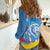 Aruba Lion Roaring Women Casual Shirt With Coat Of Arms - Wonder Print Shop