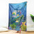 Aruba Sea Turtle Blanket Underwater Landscape