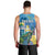 Aruba Sea Turtle Men Tank Top Underwater Landscape - Wonder Print Shop