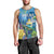 Aruba Sea Turtle Men Tank Top Underwater Landscape - Wonder Print Shop