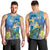 Aruba Sea Turtle Men Tank Top Underwater Landscape - Wonder Print Shop