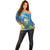 Aruba Sea Turtle Off Shoulder Sweater Underwater Landscape - Wonder Print Shop