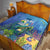 Aruba Sea Turtle Quilt Underwater Landscape