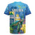 Aruba Sea Turtle Rugby Jersey Underwater Landscape - Wonder Print Shop