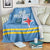 Custom Aruba Coat Of Arms Blanket With Flag Style