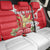 Personalized Luxembourg Goldcrest Regulus Back Car Seat Cover Red Roses