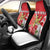 Personalized Luxembourg Goldcrest Regulus Car Seat Cover Red Roses