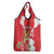 Personalized Luxembourg Goldcrest Regulus Grocery Bag Red Roses