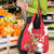 Personalized Luxembourg Goldcrest Regulus Grocery Bag Red Roses