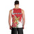 Personalized Luxembourg Goldcrest Regulus Men Tank Top Red Roses - Wonder Print Shop