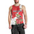 Personalized Luxembourg Goldcrest Regulus Men Tank Top Red Roses - Wonder Print Shop