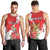 Personalized Luxembourg Goldcrest Regulus Men Tank Top Red Roses - Wonder Print Shop