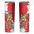 Personalized Luxembourg Goldcrest Regulus Skinny Tumbler Red Roses - Wonder Print Shop