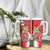 Personalized Luxembourg Goldcrest Regulus Tumbler With Handle Red Roses - Wonder Print Shop