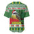 Suriname Christmas Baseball Jersey Lesser Kiskadee With White Jungle Geranium - Wonder Print Shop