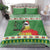 Suriname Christmas Bedding Set Lesser Kiskadee With White Jungle Geranium - Wonder Print Shop