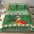 Suriname Christmas Bedding Set Lesser Kiskadee With White Jungle Geranium - Wonder Print Shop